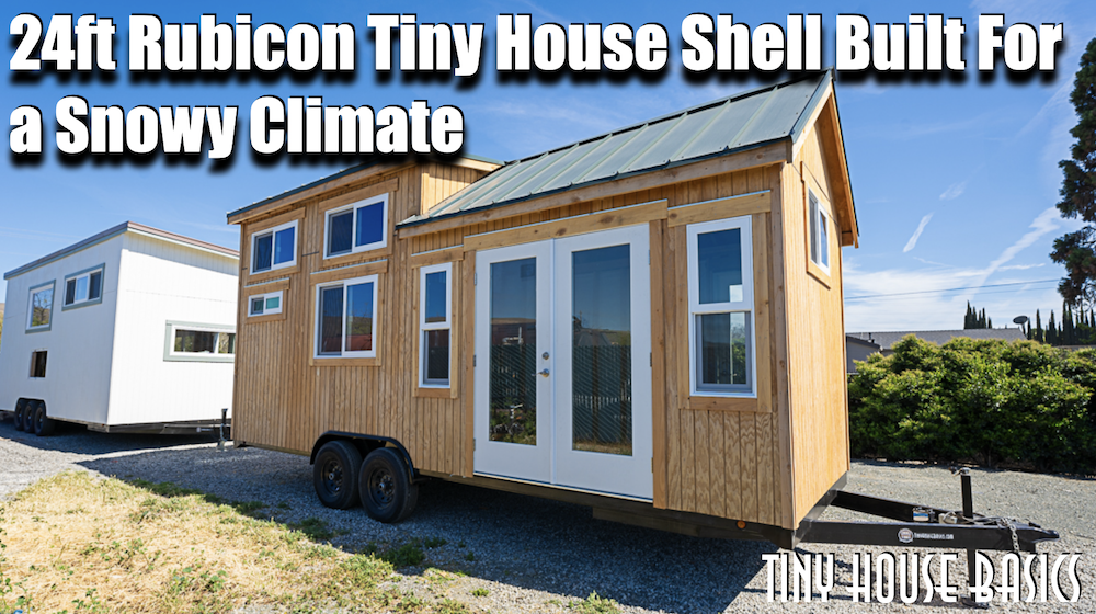 Featured image for “24ft Tiny House Shell: Rubicon Model Ready for DIY Finish”